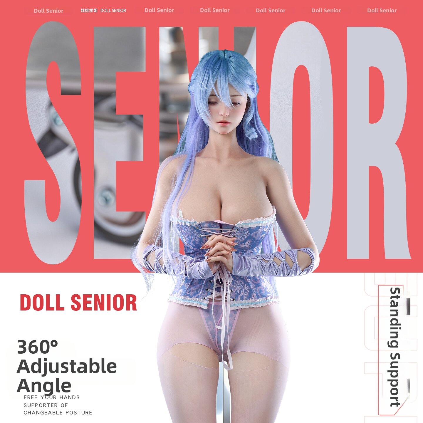 WAWAXUEJIE | Stable Display Stand For Silicone Doll