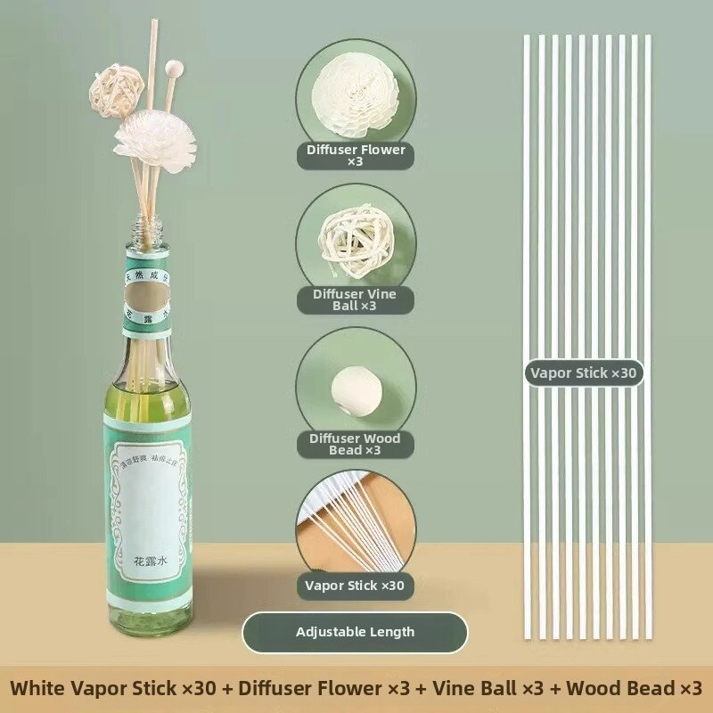 Indoor Room Fragrance Diffuser Stick Essential Oil Perfume Fiber Stick Scents Stick No Fire Aromatherapy Stick Home Decor