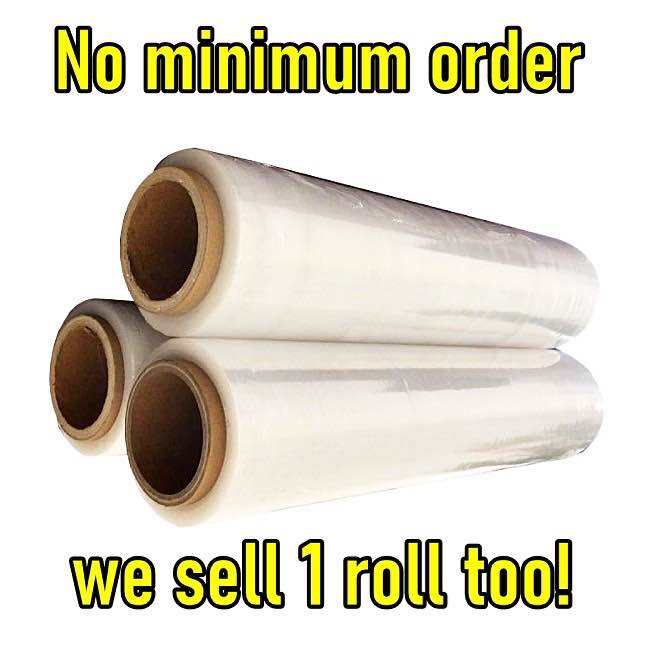2- 2.5KG Stretch Film Pallet Wrap Cling Wrap. 