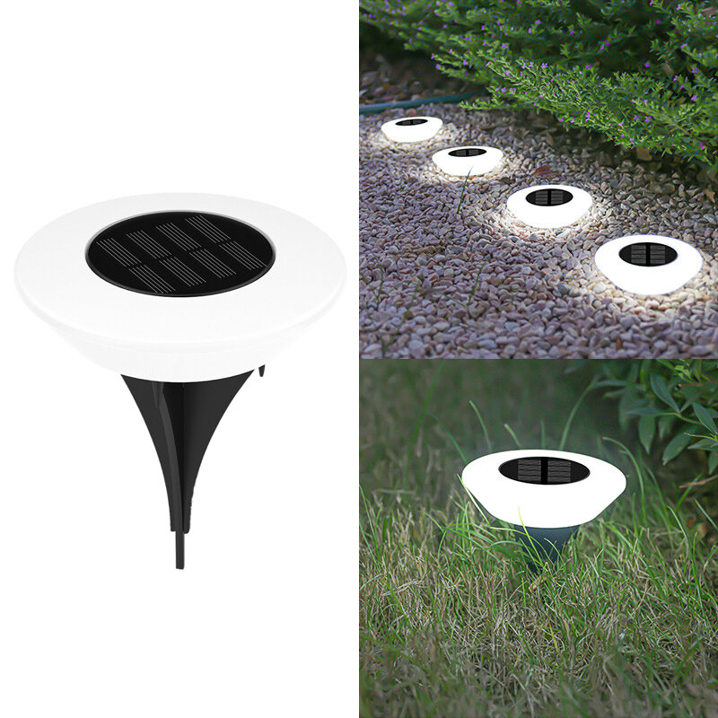 1/4Pack Solar Ground Lights14LED Waterproof Outdoor Landscape Light LED Lawn Lamp for Garden Pathway Yard Deck Camping Decor