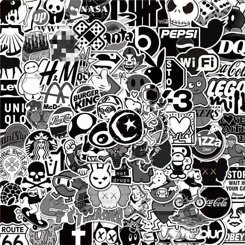 Waterproof Decorative Stickers 100 Pieces