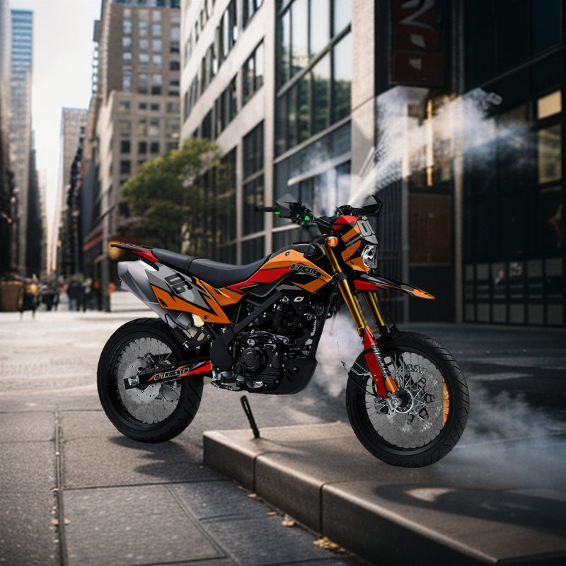 Stiker Decal Dtracker Custom Full Body Model Desain DTR04 Harga 214,000 rupiah*Gratis Ongkir