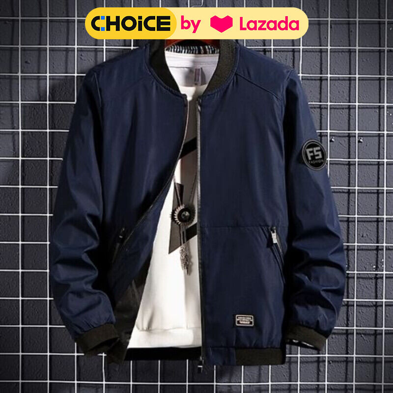เสื้อแจ็คเก็ตแฟชั่นสไตล์เกาหลีล่าสุด，กระเป๋ามีซิป ราคา  299 บาท*ส่งฟรี