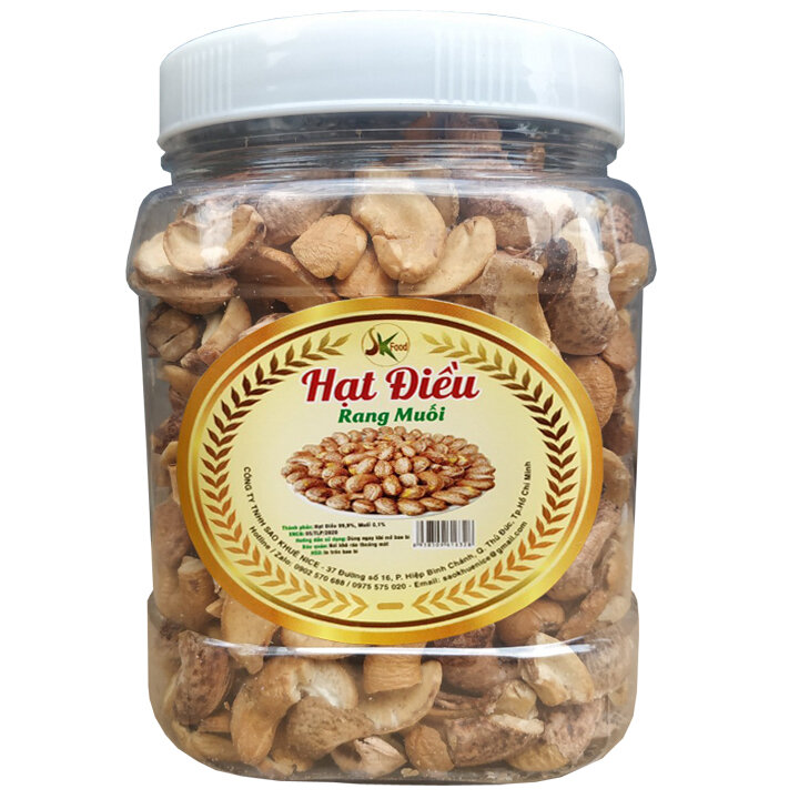 Hạt điều rang muối bể còn vỏ 250g SK FOOD