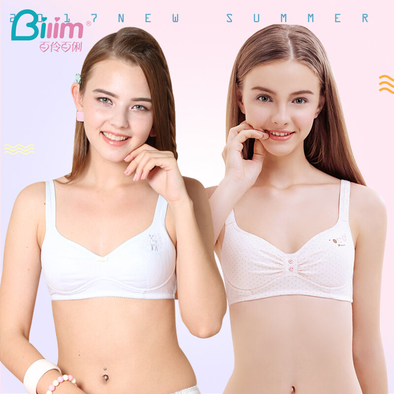 Modal bra girls underwear girls no steel ring junior high school students  bra middle big children's underwear莫代尔内衣