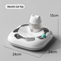 Popocola | Interactive Cat Toy with Automatic Feeder Intelligent Mole Game Automatic Cat Teaser