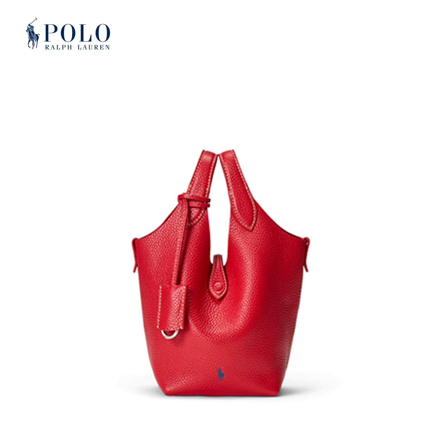 Polo Ralph Lauren Women Polo Play Leather Small Tote