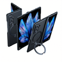 TORRAS | Magnetic Stand Case for Samsung Galaxy Z Fold 7 Full Protection Anti-Drop with 360 Degree Rotating Ring Holder Foldable Phone Cover for Galaxy Fold 7