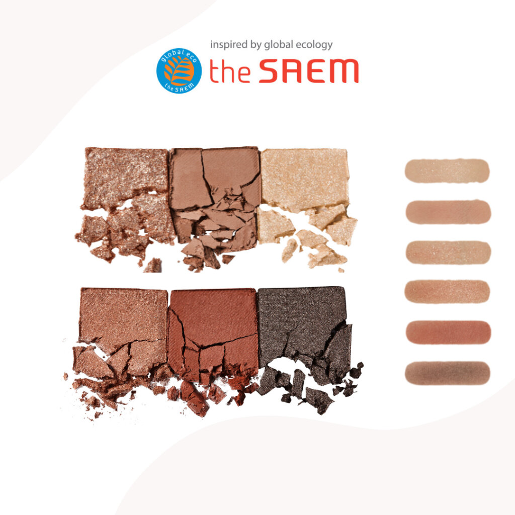 [the SAEM] Saemmul Eye Shadow Box Bear Blanket City Breeze Collection - 4.6g. 