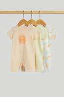 Mothercare Baby Unisex 3 Pack Beach Rompers