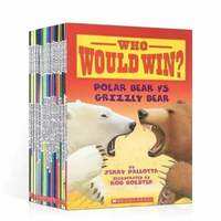 【Ready Stock】Who Would Win Guess Who Wins 24 Volumes Animal Competition Spelling English Graded Reading Student Picture Book