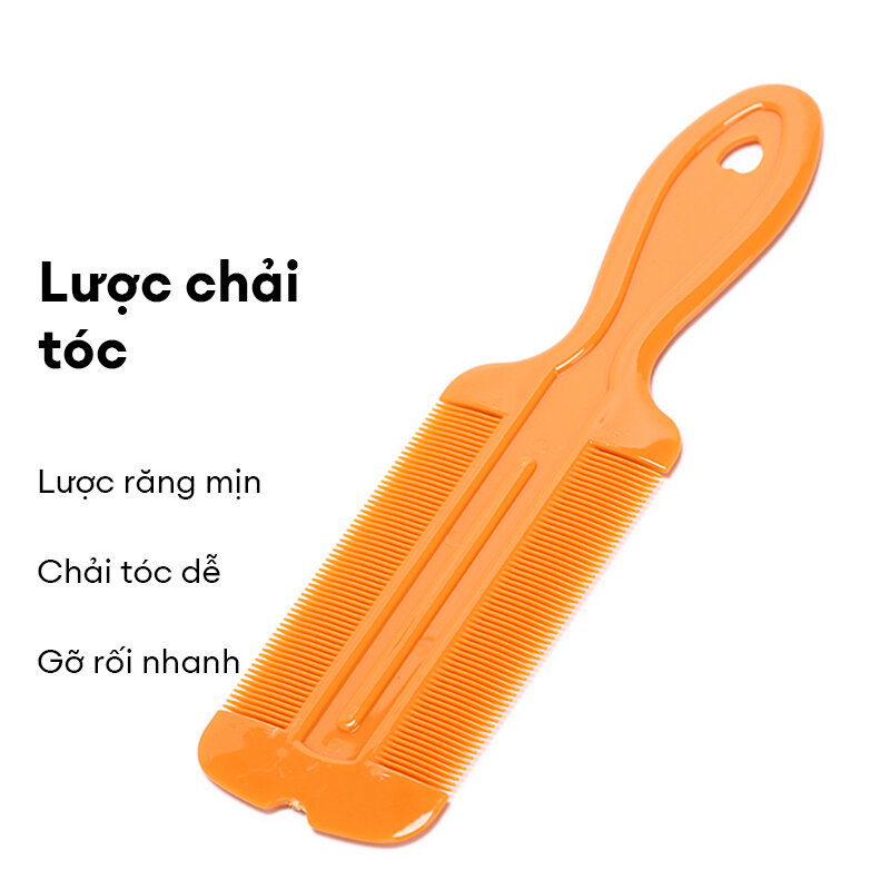 1 Chiêc Lược Chải Tóc Hai Mặt Có Tay Cầm Bằng Nhựa – Lược Chải Tóc Chấy Rận Hiệu Quả