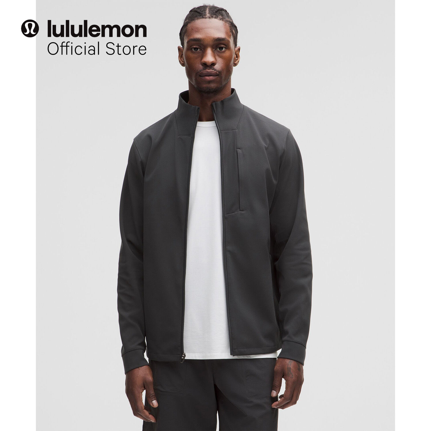 Lululemon Sojourn ジャケット ブラック フルジップジャケット Lululemon Sojourn Jacket - Black (First Release) - lulu fanatics