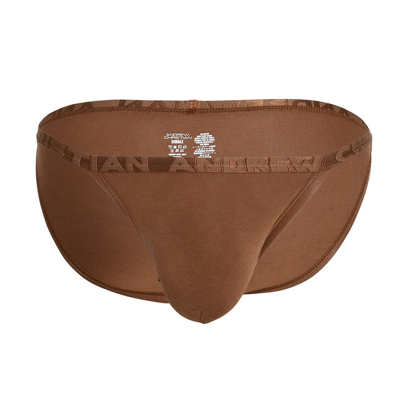 Andrew Christian Men's Triangle Underwear Sexy High Fork Narrow Edge Sports Three-Dimensional Bag 93331. 
