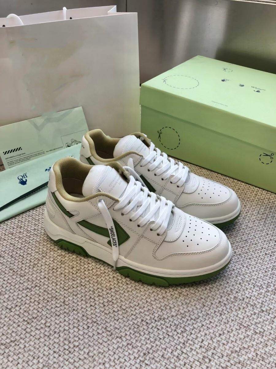 Off-White Thick-Heeled Casual Sports Shoes Unisex Fashionable Leisure Sneakers Luxury Women's Flat Footwear round Toe Mesh Inner · v10