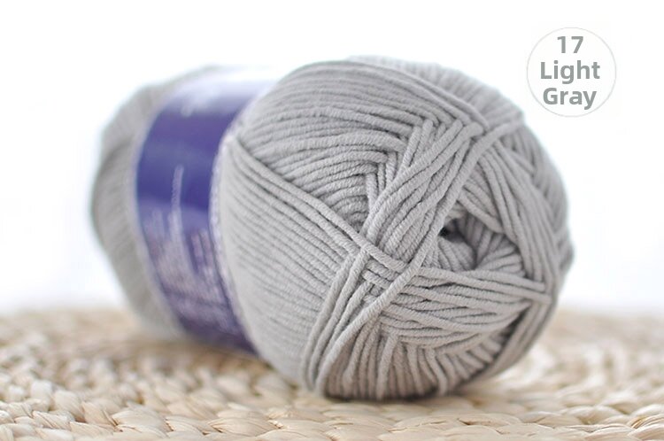 Crafting 5 Ply Milk Cotton Yarn 5 Strands