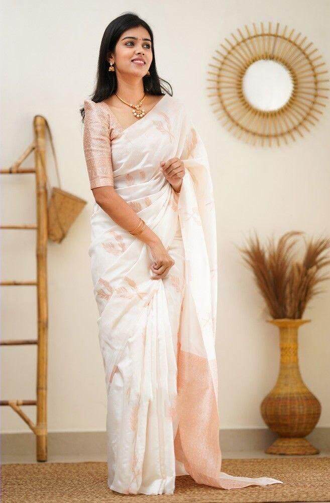 White wedding saree on sale collection