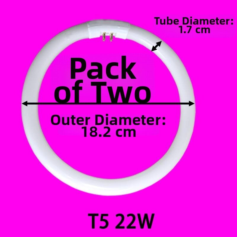 Circular Energy-saving Trichromatic Fluorescent Light