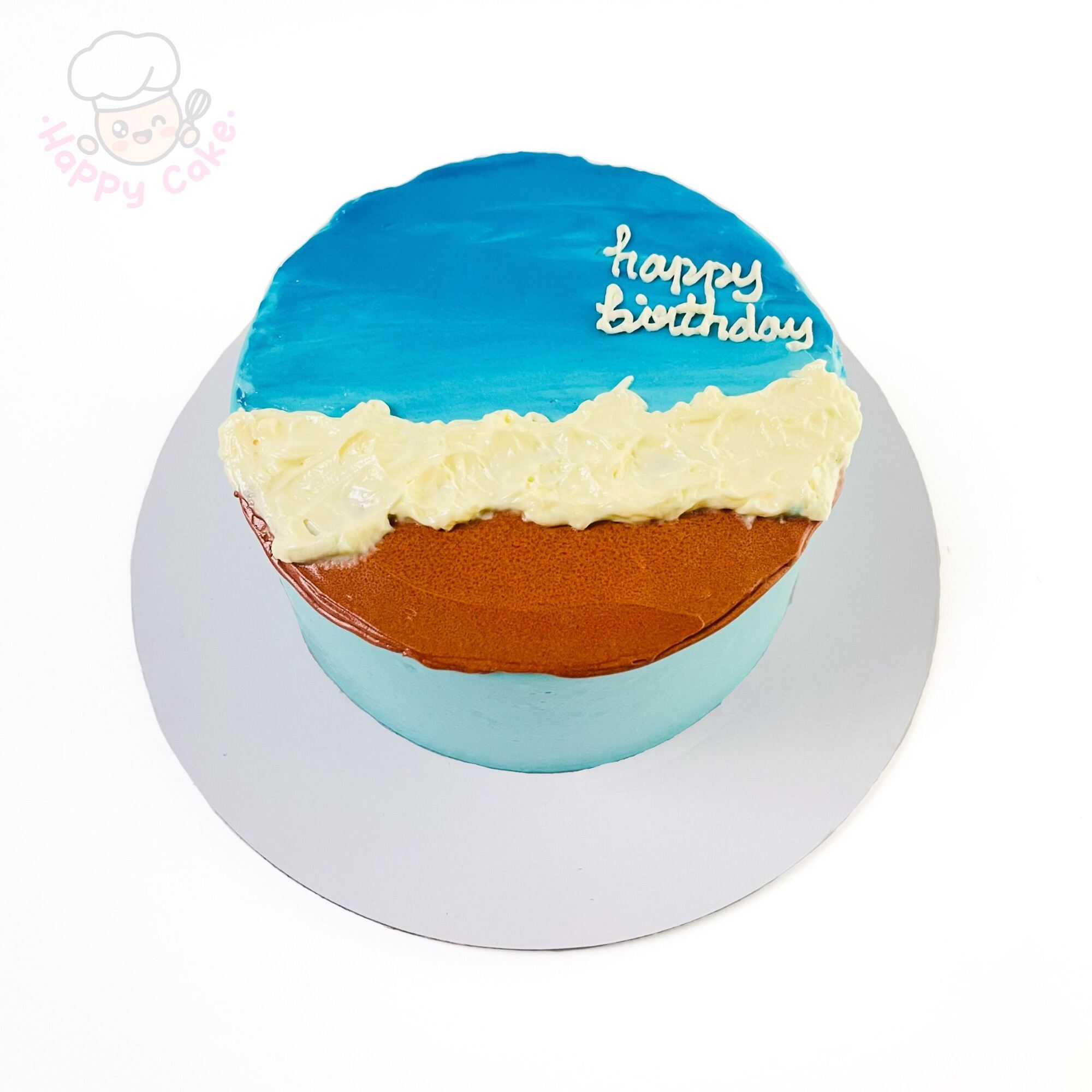 [Happy Cake] By the seaside cake 존맛탱 | Korean style design cake | Birthday Cake. 