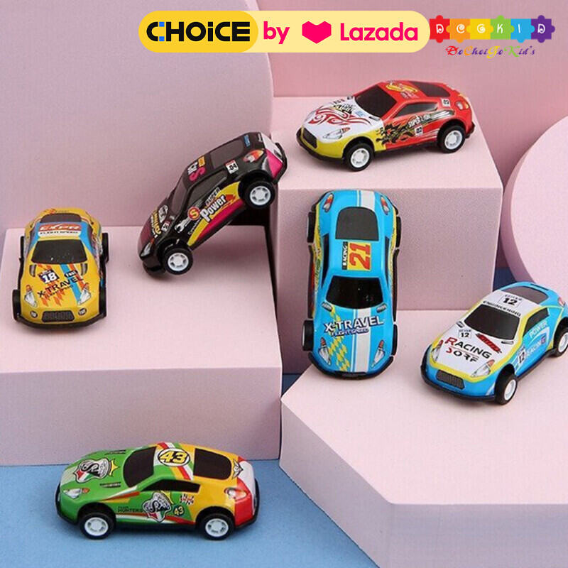 Combo 5 chiếc Xe Ô Tô đồ chơi hợp kim chạy cót cho bé kéo lùi cực mạnh mô hình xe ô tô sắt đồ chơi c