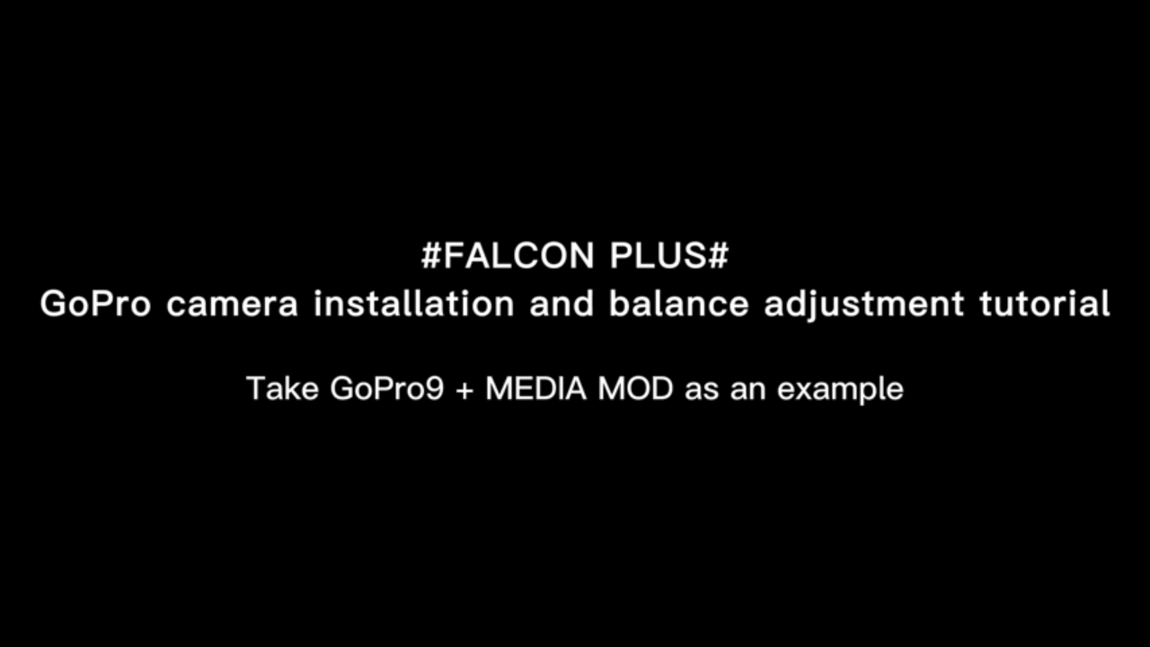 INKEE Falcon Plus Gimbal Stabilizer 3-Axis Action Camera Handheld Compatible for GoPro 11/10/9/8 Go Pro Media Mod