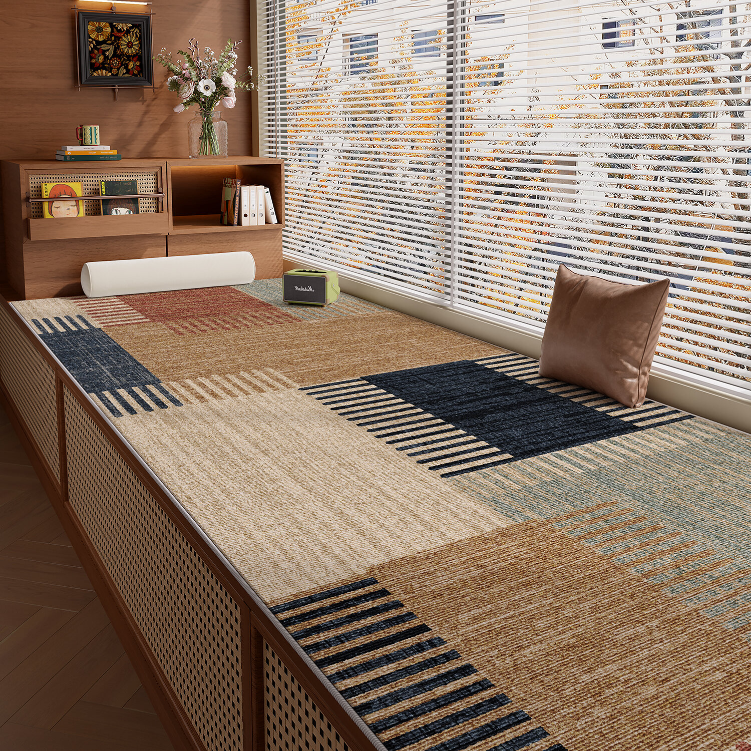xy | All-Seasons Customizable Thick Luxurious Vintage Window Bench Pad