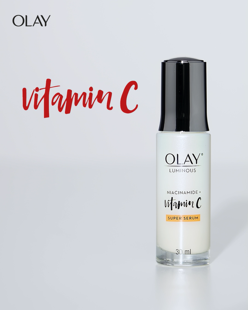 Olay Luminous Niacinamide + Vitamin C Brightening Super Serum 30ml (For Dark Spots and Dull Skin) skincare