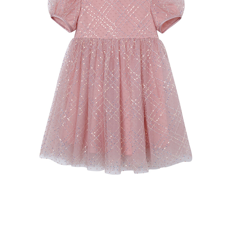 RBIGX Mädchenkleid im Prinzessin-Stil, schwarzer Netzrock mit Puffärmeln, Sommermode, Märchenprinzessinenkleid aus Nylonstoff