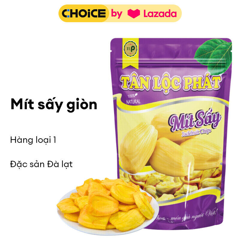 Mít sấy giòn nguyên cánh đặc sản Đà Lạt chính hiệu hàng loại 1 giòn xốp thơm ngon món ăn vặt được yêu thích I Tân Lộc Phát
