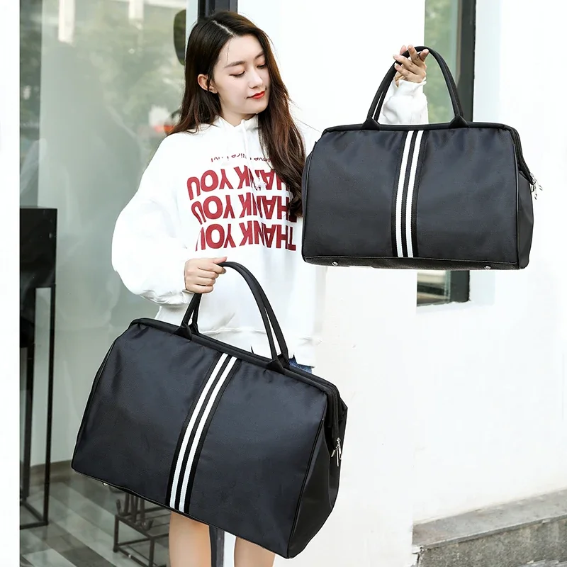 Portable Travel Bag Female Duffel Bag Large Capacity Korean Short Distance Men's Waterproof Small Luggage Bag Travel Bag Travel Bag