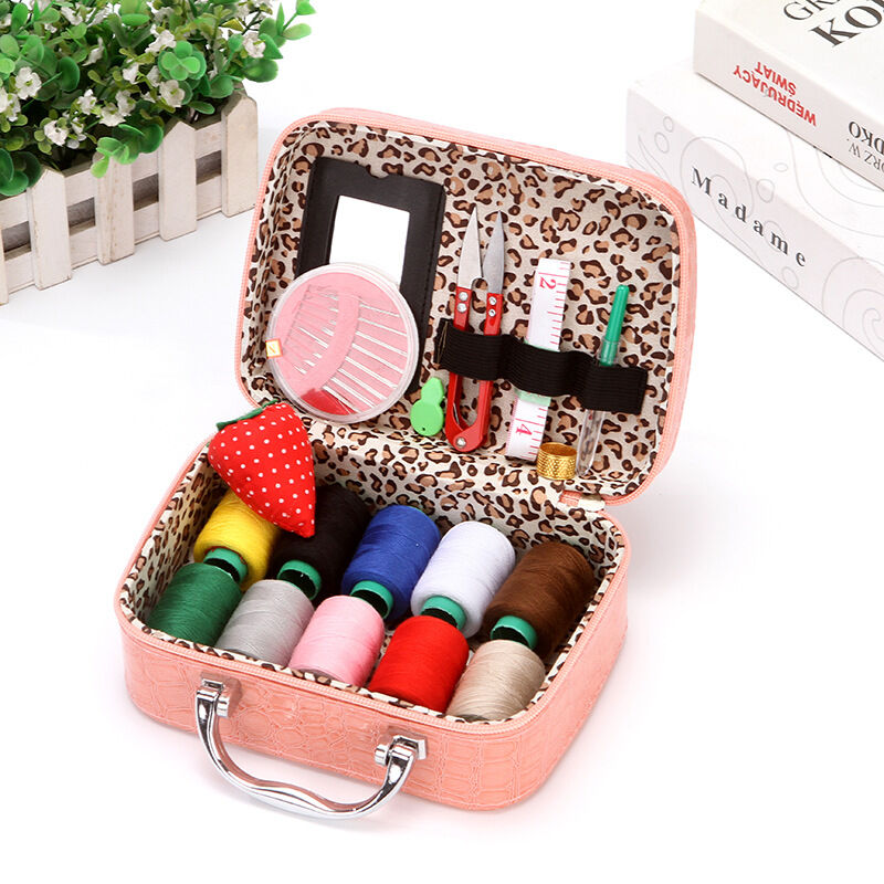 Portable Home Use Wedding Gift Hand Sewing Needle Thread Box Simple Design Carry-On Repair Tool Storage Container