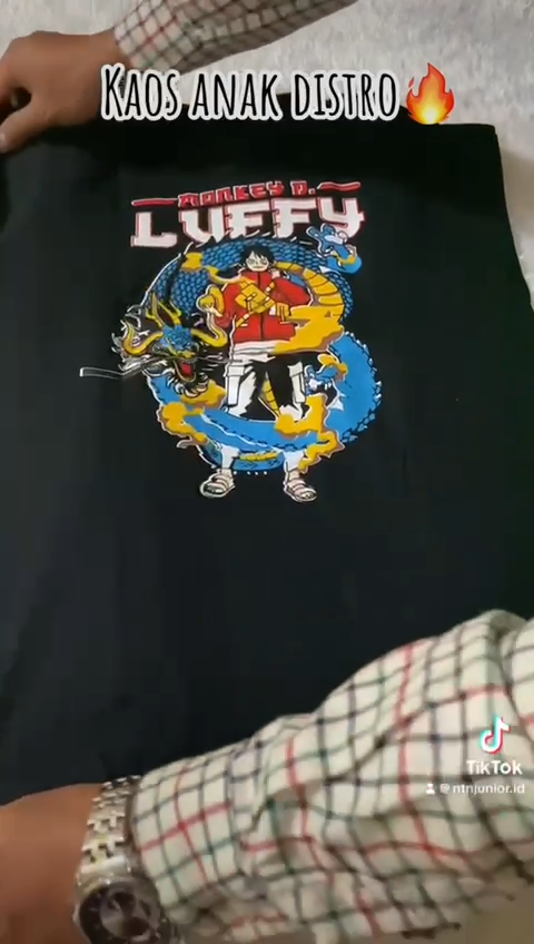 Kaos Anak Distro Tanggung Umur 9 10 11 12 13 14 15 16 tahun Karakter Anime