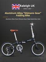 Raleigh | Aluminum Folding Bike 20 Inch Lightweight Portable Bicycle for Adults and Children Parent-Child Cycling Gears System