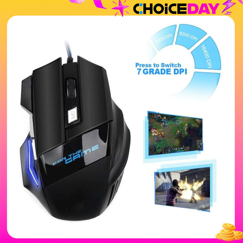 X7 Gamer Mouse with Backlight, 5500 DPI, Ergonomic Design