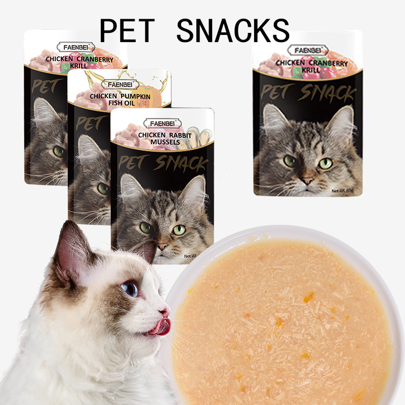 Pet Snacks Wet Food Pack Nutritious Cat Snacks