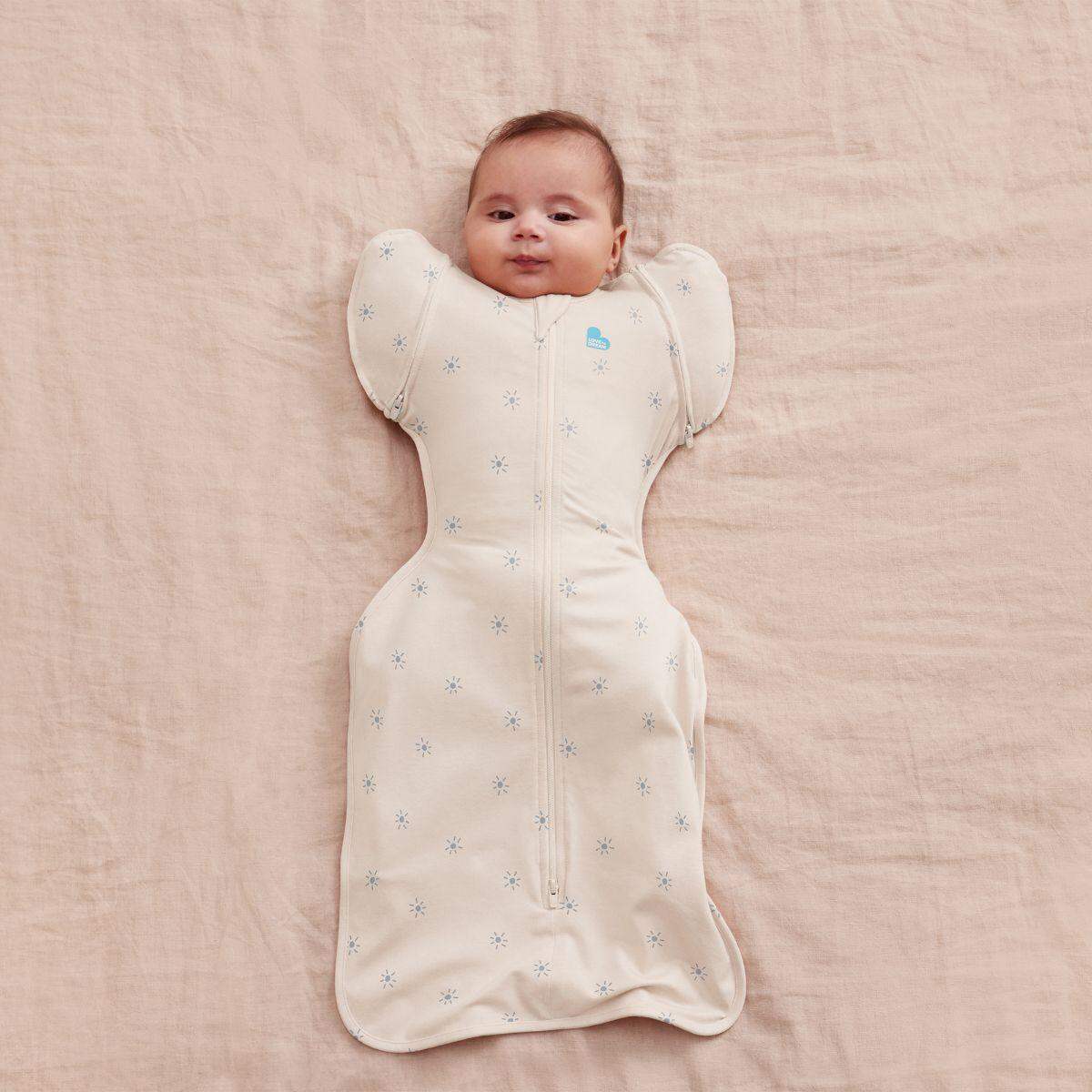 Love To Dream Swaddle UP Transition Bag Bamboo Lite 0.2 TOG Sunny Mist Blue - Assorted Sizes