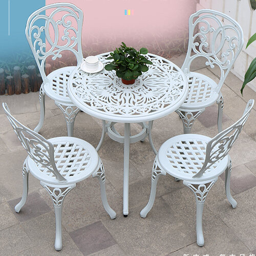 cast iron garden table and chairs for sale