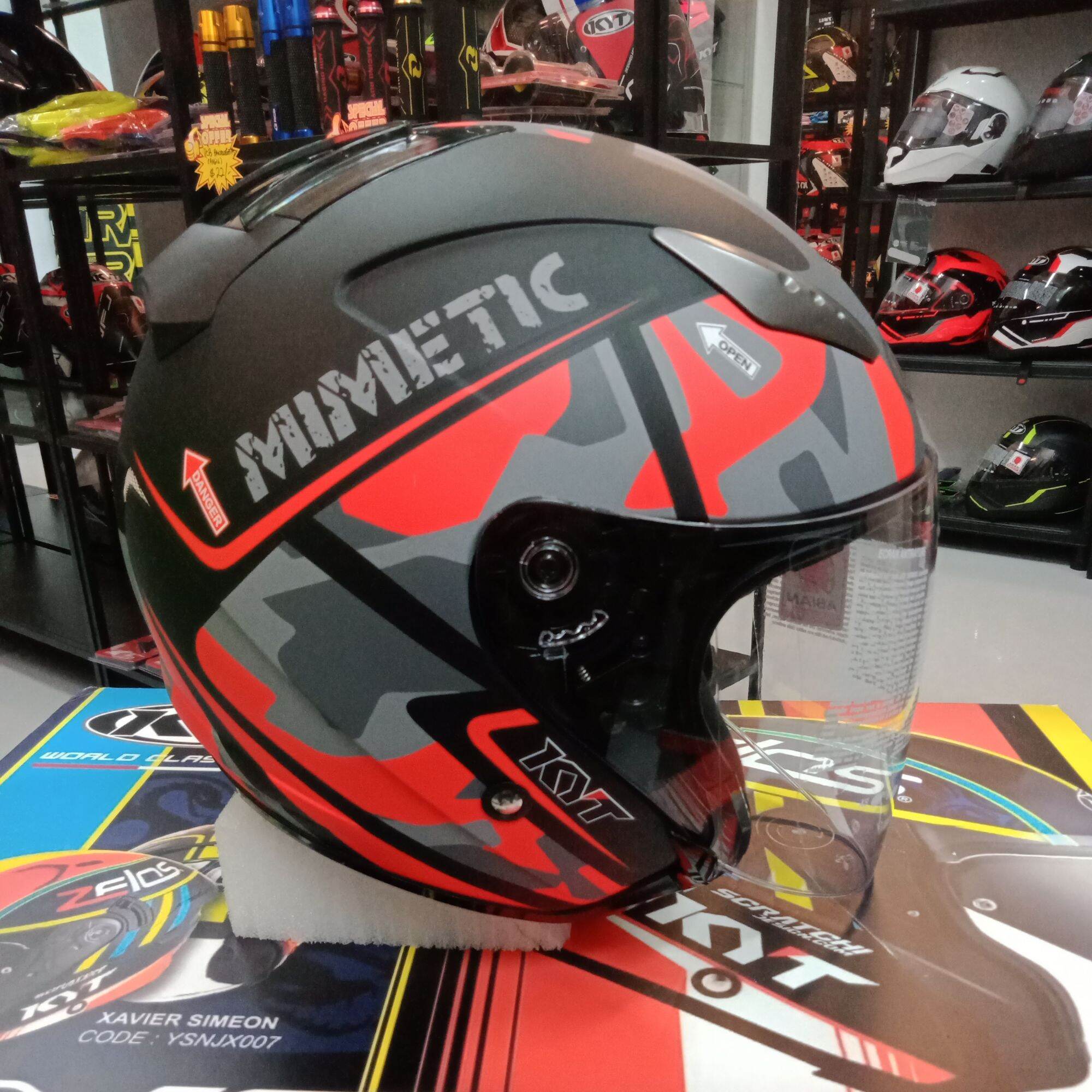 KYT *PSB APPROVED*HELLCAT MIMETIC RED 