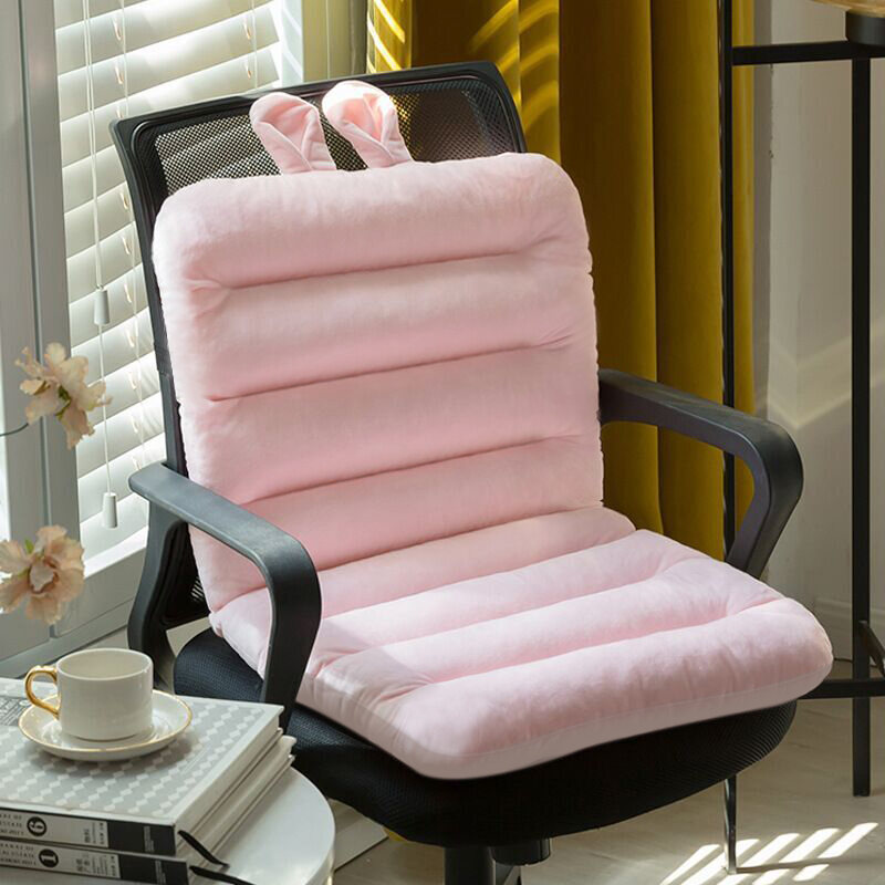 Cushion Chair Cushion Summer Cotton and Linen Cushion Office Sedentary
