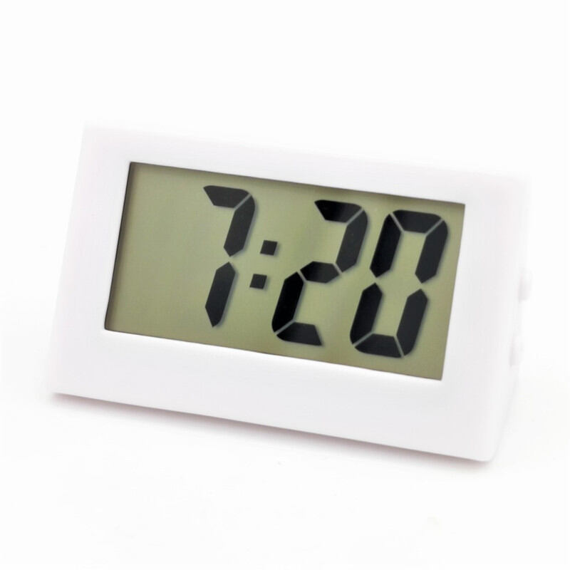 5.2*2*3.5cm Mini Portable Desk Clock 12Hour Time Display Digital Clock with Date Electronic Table Clock for Student/Car/Bedroom