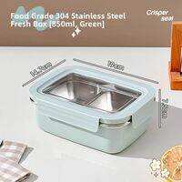 WODEBAIHUI | Food Grade Compartment Stainless Steel Lunch Box