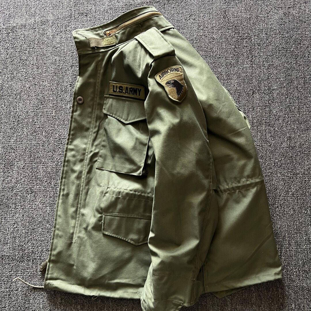 M65 Field Jacket - Retro Military Coat, Long Sleeve Zipper