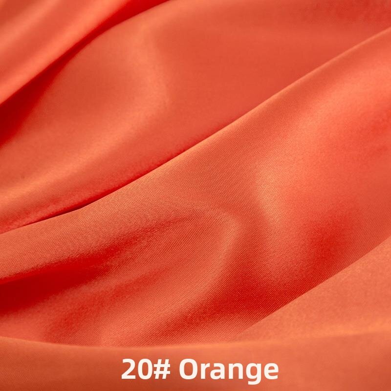 YUYOU | Pure Color Silk Fabric For Clothing And Curtains