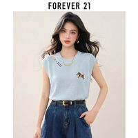 Forever 21 | Sleeveless Thin Embroidered Knit Vest