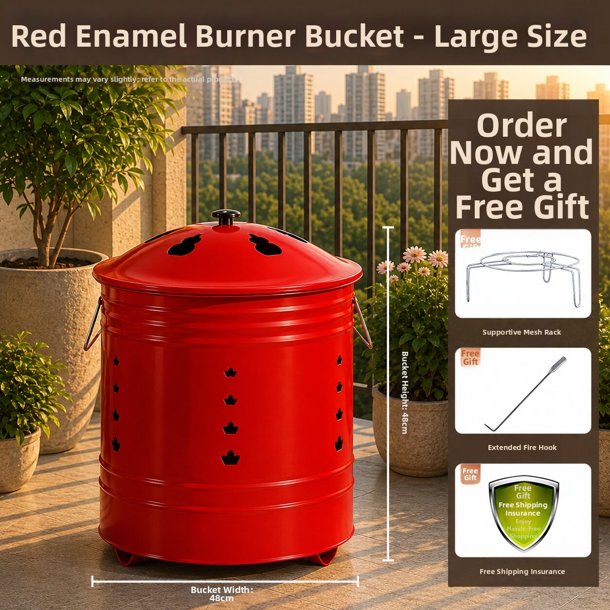 BINYUE | Smokeless Burning Urn for Paper and Treasure