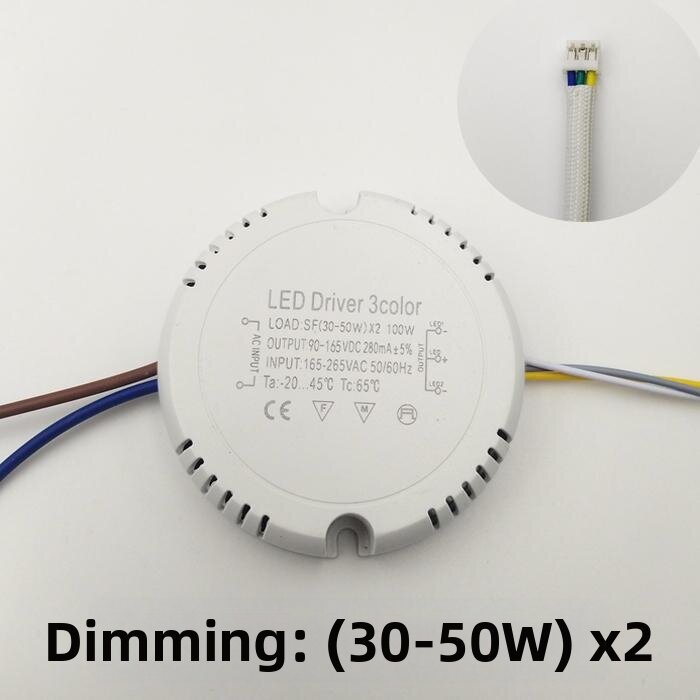 SONGE | LED Power Supply Three-color Segmentation 8-50W