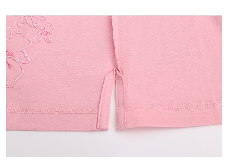 Versino, haftowana koszulka polo z krótkim rękawem w stylu chińskim, damska lato New Arrival, uniwersalna, codzienna bawełniana, smukła krój