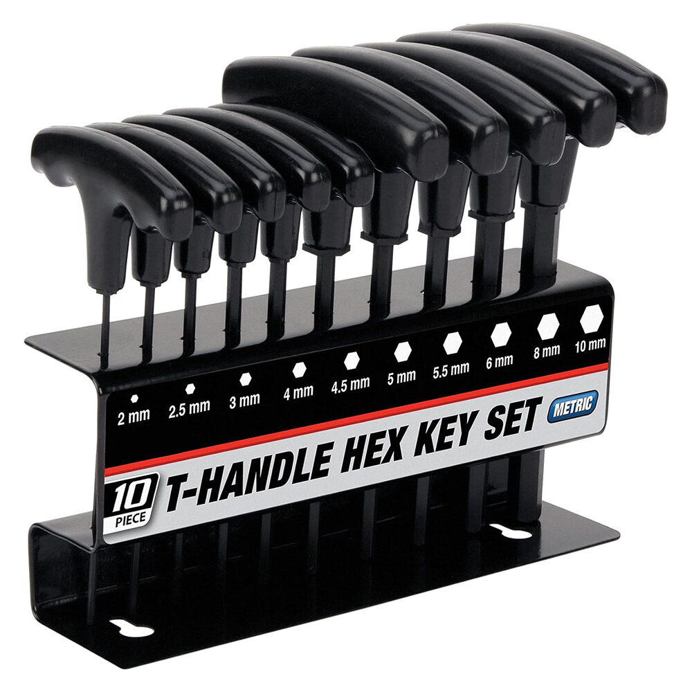 Park Tool HXS-3 Professional L-Shaped Hex Wrench Set – 1.5, 2, 2.5, 3, 4, 5, 6mm – Made In USA