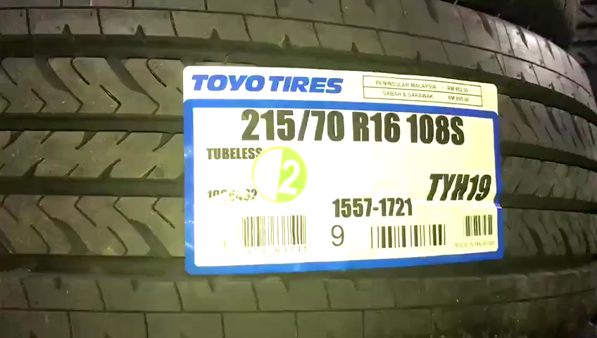215/70R16C 215 70 16 TOYO HY19 Car Van Tyre Tire Kereta Tayar