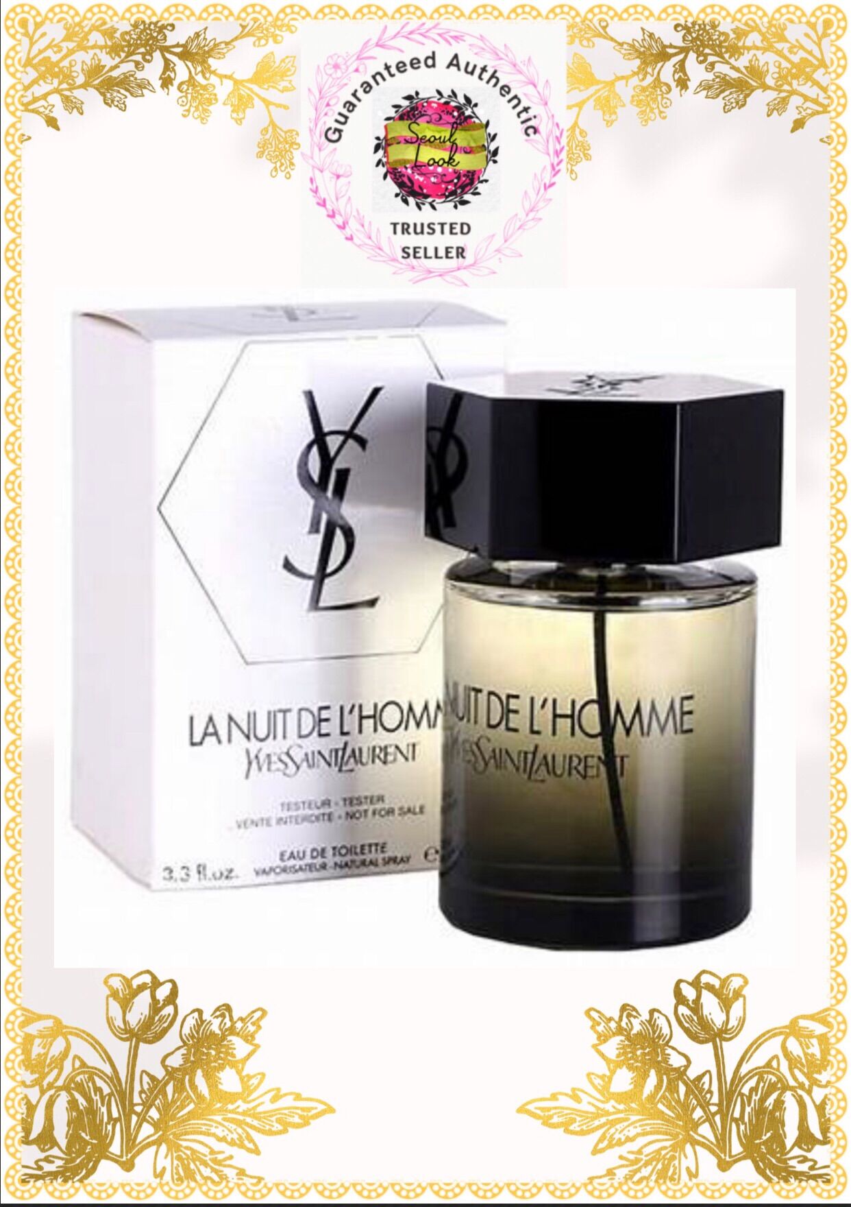 Yves Saint Laurent YSL La Nuit De L'Homme EDT 100ml for Men